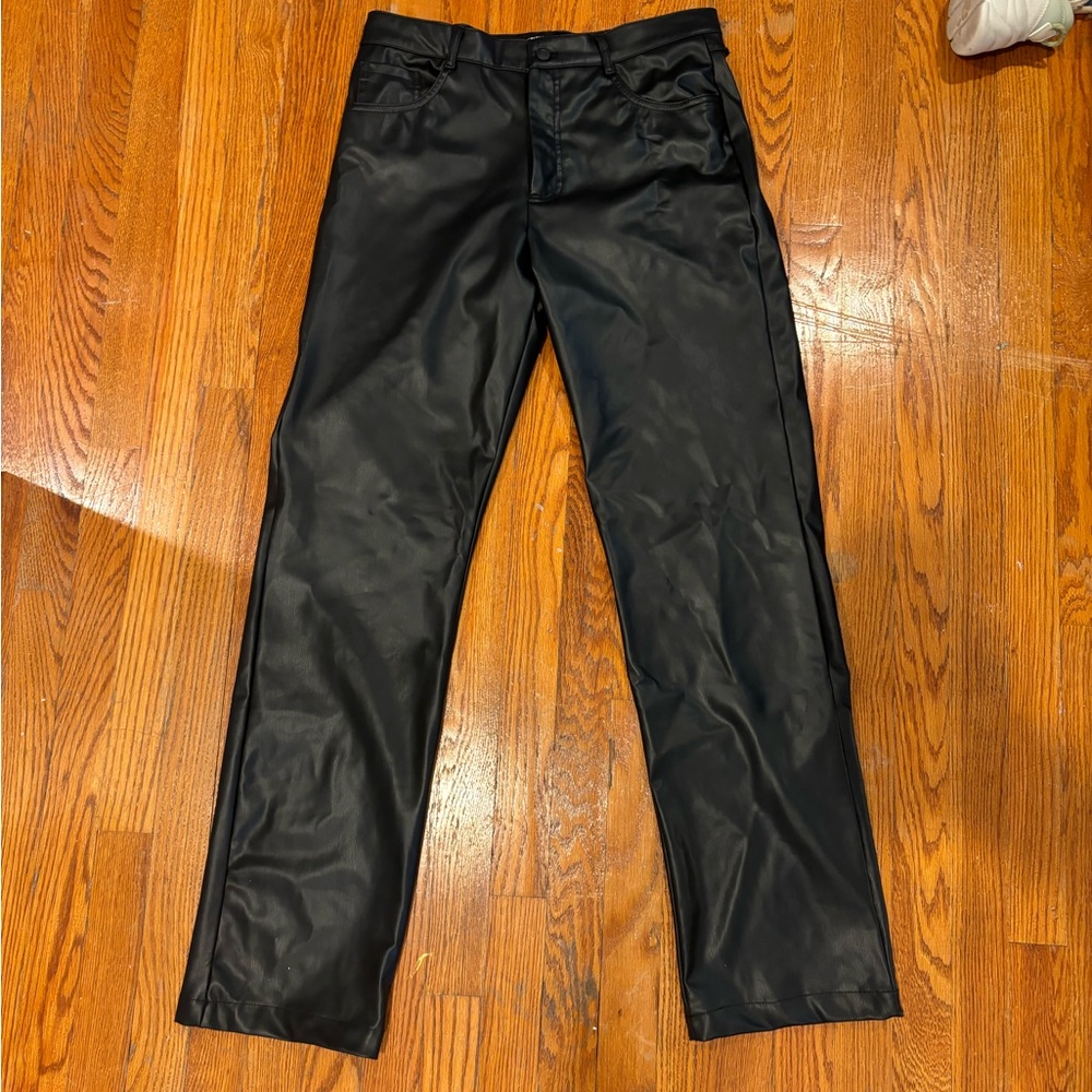 Zara leather pants